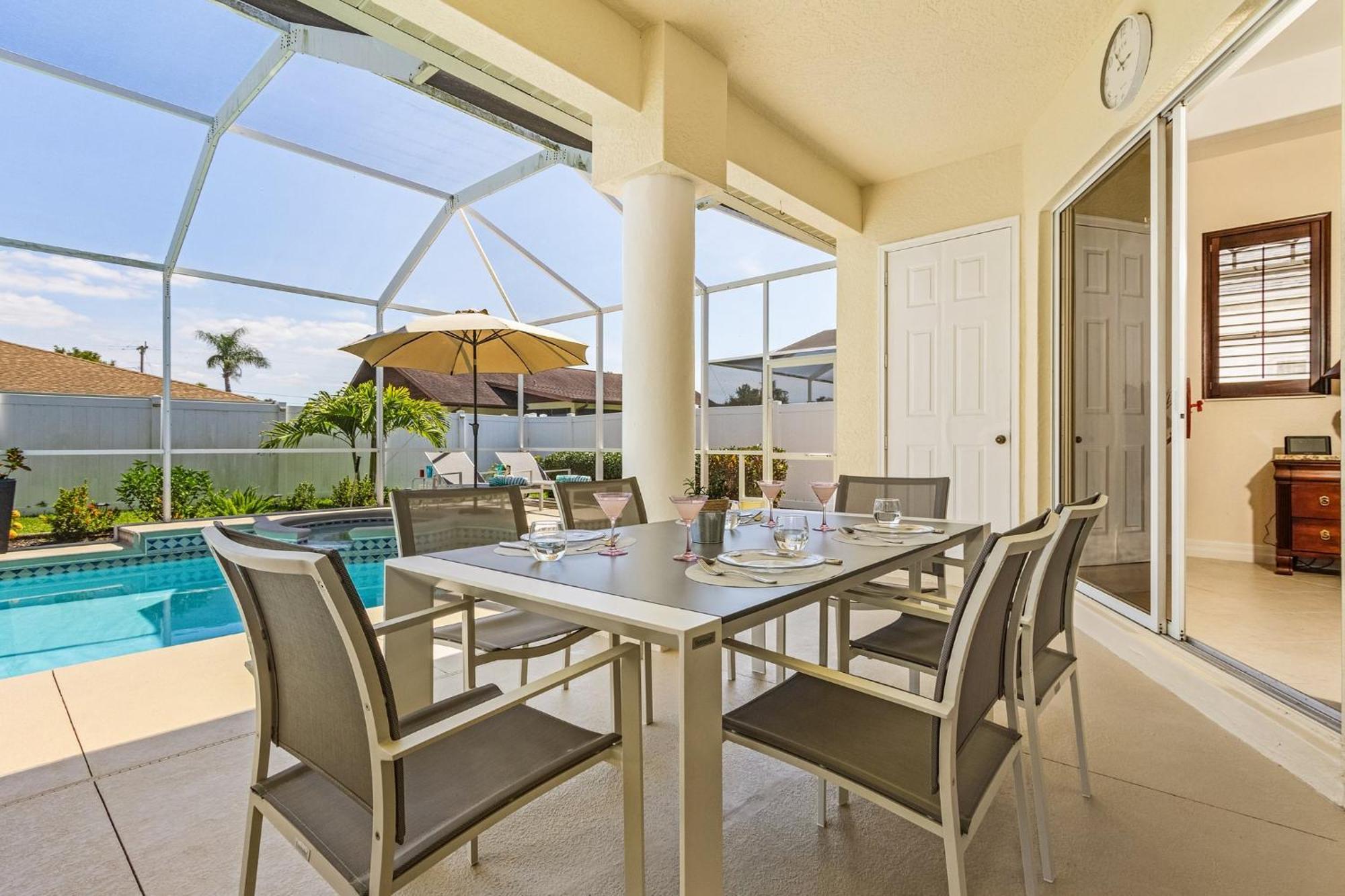 Villa-Haze, Lots Of Privacy, Solar & Electric Heated Pool And Spa Cape Coral Kültér fotó